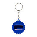 Popcap blauw  RABS flesopener sleutelhanger 