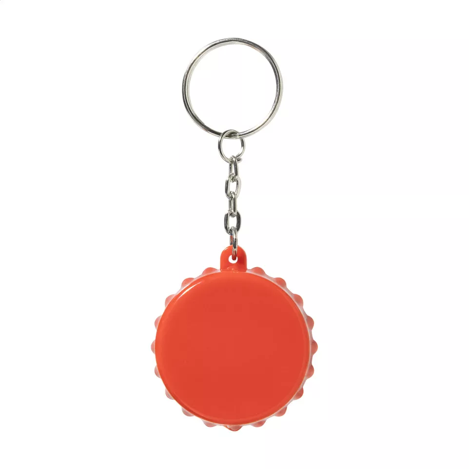 Popcap red  RABS bottle opener keyring 