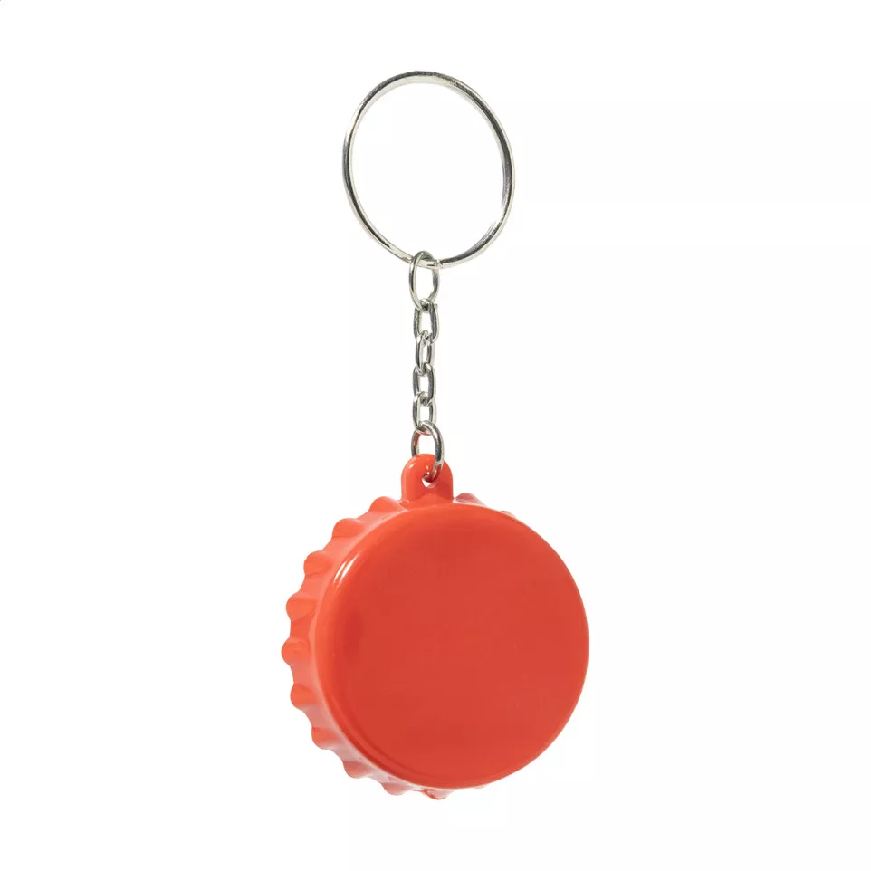 Popcap red  RABS bottle opener keyring 