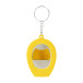 Bobby Pop jaune  Porte-clés décpsuleur en ABS 