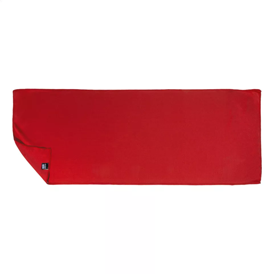 Endure red  RPET towel 