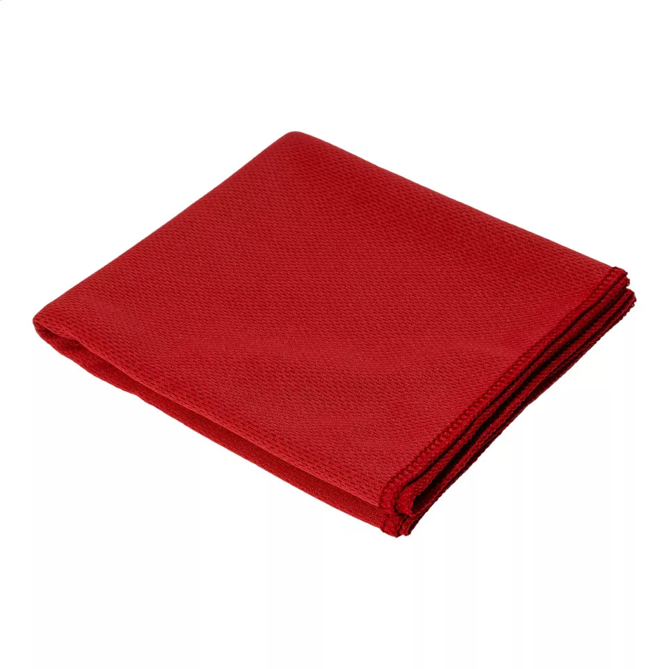 Endure red  RPET towel 