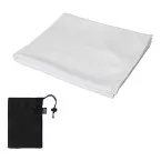 Endure blanc  Serviette de sport en RPET 