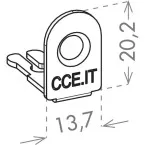 Montagebeugel voor Squad 1240 / 2pce