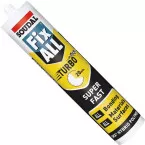 Fix All Soudal Turbo NOIR  290ml / 290ml