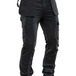 Pantalon poches flottantes ripstop - Mendura - noir - Jobman - 30/32 / pce