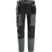 Broek met holsterzakken slim stretch - 6218 - grijs/zwart - Snickers - 52 / pce