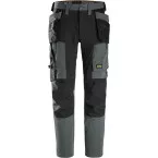 Pantalon poches flottantes slim stretch - 6218 - gris/noir -Snickers - 46 / pce
