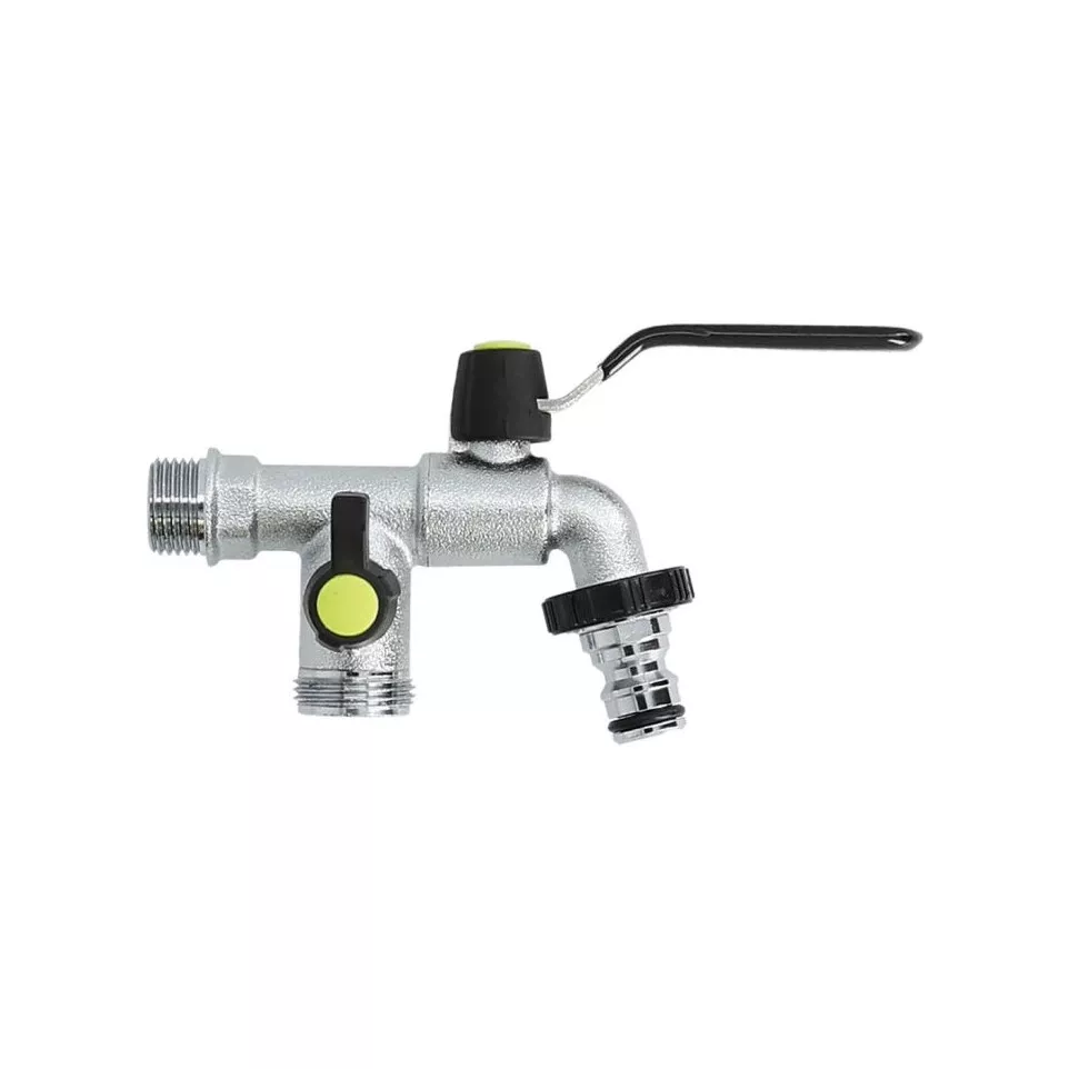 Dienstkraan 1/2'' - 3/4'' dubbele...