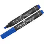 Permanent marker Pica classic 2-6mm beitelpunt Blauw / pce