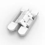 Charnière invisible Argenta NEO S5 blanc RAL9016 mat / pce