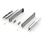 Set 88 mm hoge antraciet...