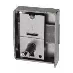 Furniture lock D204 with key and 35mm right strike plate / Pc
