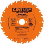CMT Orange Tools Longitudinal Cutting Saw Blade 216 x 30 mm - 24 Teeth / pcs