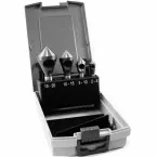 Set of 4 HSS 90° Deburring Countersink Cutters per piece