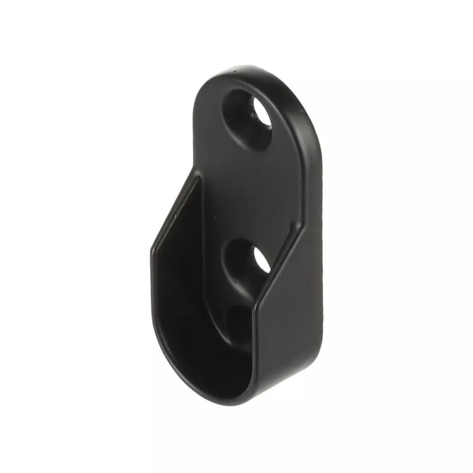 30x15mm ovale kledingstang mat zwart...
