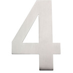 Chiffre plat 155mm inox...