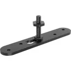 Platine de fixation à visser sur le chant de la porte SAF-200 / pce