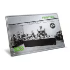 Retro naambord Festool beursstand / pce