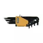 Jeu de 9 clés Allen Torx sur support  de 8 à 50mm / pce