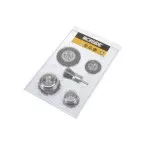 Set de 5 brosses acier sur tige / pce