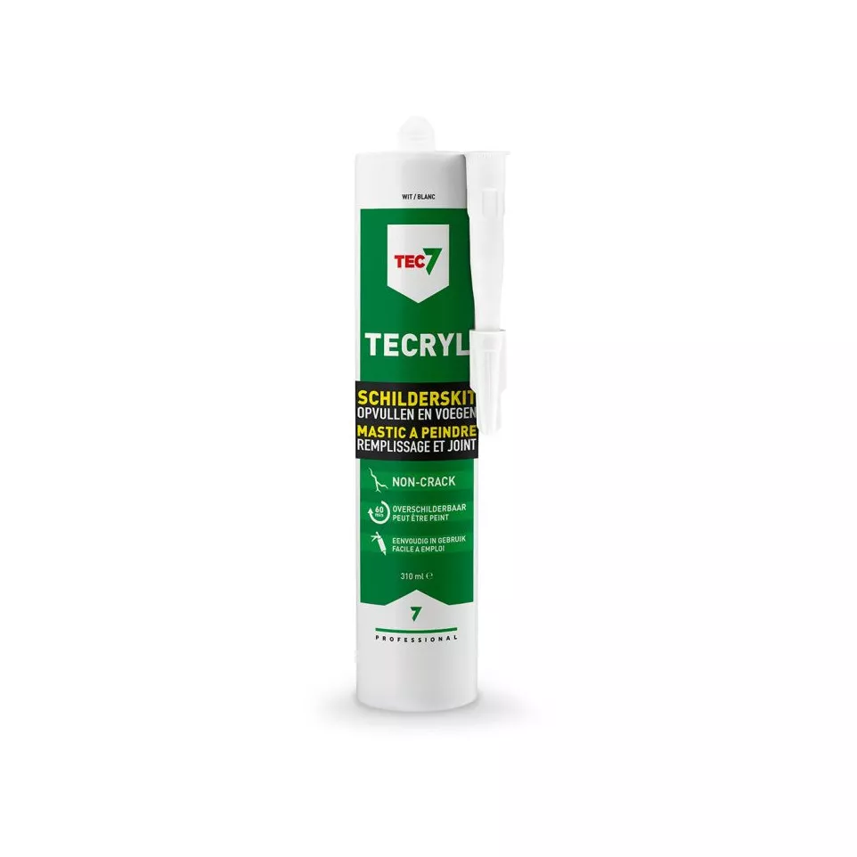 Trcryl Wit Tec7 verfplamuur - 310ml /...