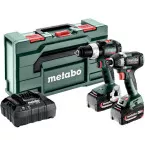 Set SB 18 LT BL slagschroevendraaier + Metabo 18V SSD 18 LT 200 BL slagschroevendraaier / pce