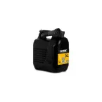 Zwarte plastic jerrycan 5 liter / pce