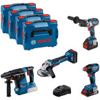 Set van 4 Bosch 18V...
