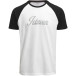 Jobman 5269 tweekleurig T-shirt wit/zwart S / pce