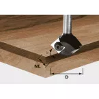 Fraise Festool OFK 700 - D 24mm/12 (22°) pour alu / pce