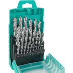 Set van 25 1 - 13 mm...