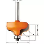 Carbide Decorative Molding Router Bit 38.1mm Diameter per piece