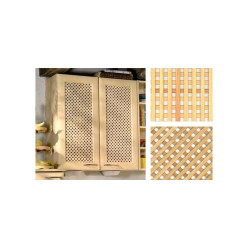 Straight Beech Wood Lattice Panel per piece