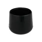 Round Black PVC Furniture Glide Ø30mm / pc