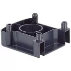 Hettich KORREKT push-in glides with 4 dowels for height adjustable leg per piece