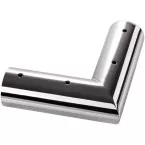 Pied de meuble acier INDIA rond 150x150x50mm chromé brillant / pce