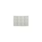White Felt Self-Adhesive Silence Dome 17mm No.507 per piece