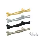 Handgreep Golf 64mm Verguld Glanzend / pce