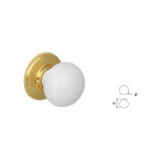 White and Gold Spherical...