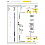 GU 922 Hinge Template per piece