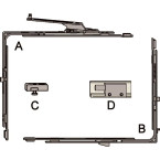 GU 966 achterste schaar...