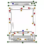 Schaarset 630-930mm (R.G23T) / pce