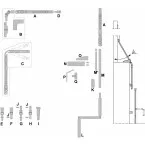 Hautau Primat FL190 guide rail no. 2 (10 pieces) / pc