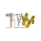 Jigs met Ø14mm pluggen met 2 pinnen voor Otlav 121 pluggen / pce