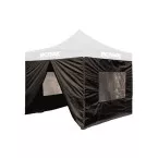 Parois noire pour tente de chantier ouverte 3x3m / PCE