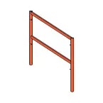 Closed Painted Frame V18 1x1m per Piece