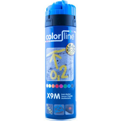 Bombe marquage temporaire bleu fluo (9 à 12 mois) / 500ml