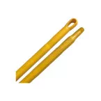 One-piece Threaded Handle 150cm x 32mm Yellow per Piece