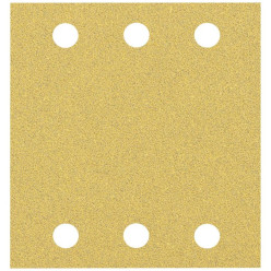 Schuurvel 6 gaten - 115 x 107 mm - Korrel : 60 / 10pce